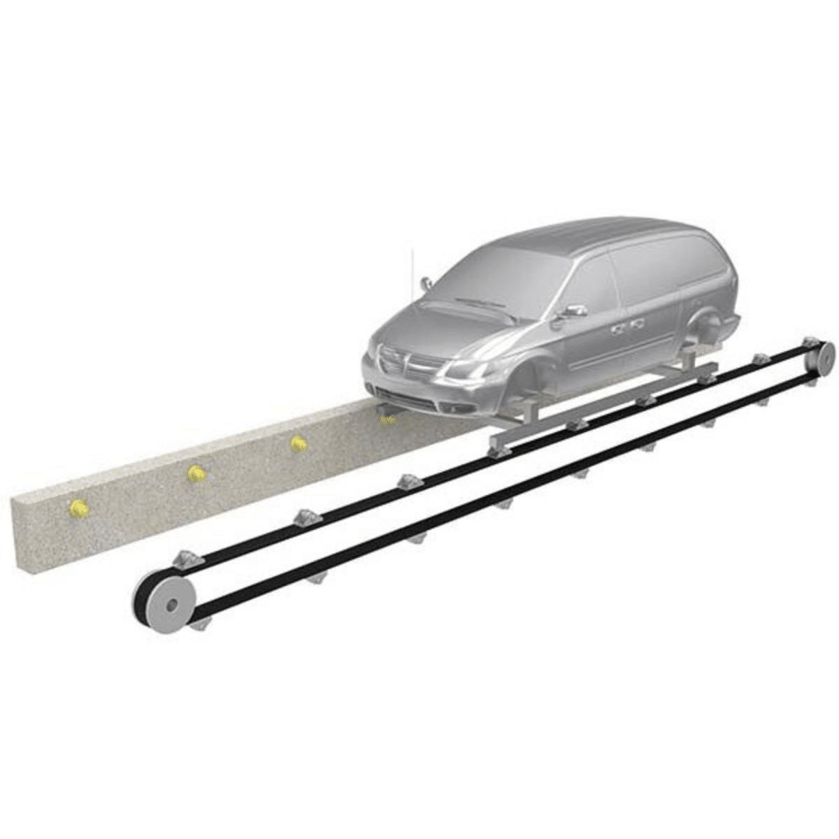 Puffergurtförderband Automobilförderer