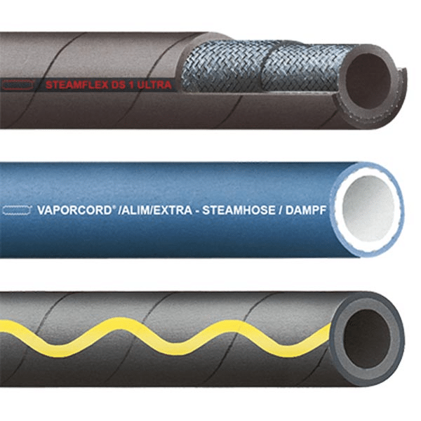 Industrieschläuche für Dampf und Heißwasser