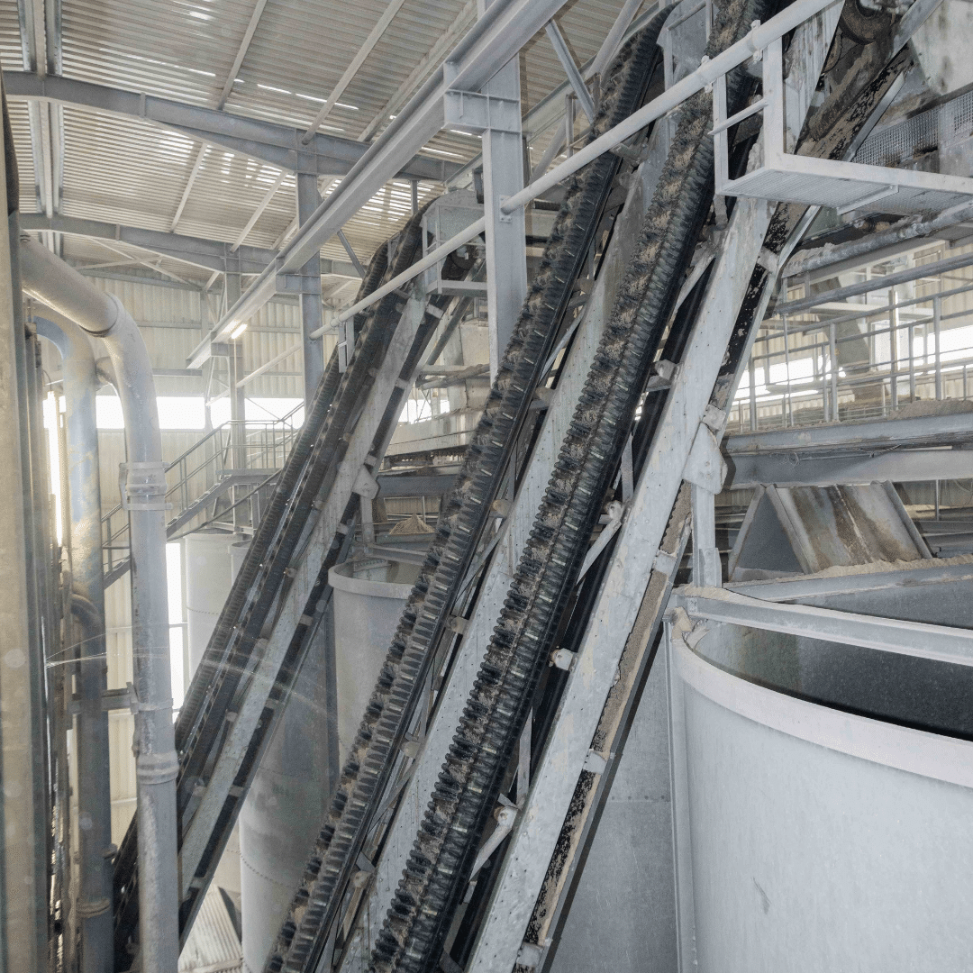 Wellenkantengurte bis 90 Grad Steigung