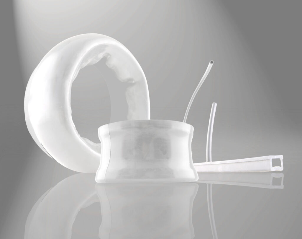 Blähmanschetten aus weißem EPDM