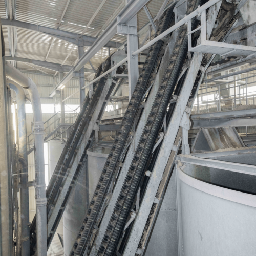 Wellenkantengurte bis 90 Grad Steigung